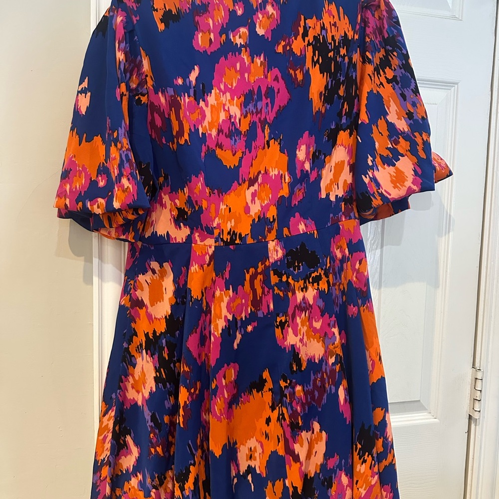 She + Sky Colorful Abstract Dress